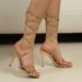 Women's Large Size Open Toe Round Toe Strappy Flat Sandals Fashion Metal Buckle Summer Casual Shoes For European And American Ladies_vogvips.com