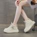 9955 Height Increasing 7CM Genuine Leather Dad For Women 2025 Spring And Autumn New Versatile Korean Style Thick Sole_vogvips.com