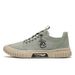 2025 Fashion New Cross-Border Extra Large Slip-On In Stock Wholesale Casual Comfortable Canvas PU Men's Shoes_vogvips.com