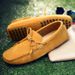 Fashion Men Genuine Leather Casual Summer Classic Mens Loafers Elegantes Slip On Men's Flats Plus Male Driving Shoes_vogvips.com