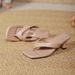 High Flip-Flops For Women, Summer Outdoor Fashion 2026 New Style, French Square Toe Small Heel Sandals_vogvips.com