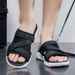 High Quality Summer Men's Outdoor Indoor Sandals Concise Comfortable Slide Casuals Shoes Non-slip Home Men Slippers_vogvips.com