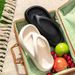Wo Wearing Herringbone Summer, Thick Soled PVC Indoor Anti Slip Outdoor Leisure, Simple Flat Bottomed Slippers For_vogvips.com
