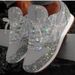 New Plus Sports And Casual Sequins, Sponge Heels, Breathable Student Women's Shoes, Size 43_vogvips.com