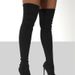 Women's Pointed Toe Thin Heel Knee High Boots Slip On Par Cl Cleanfit Sle Loose Fit Ultra Thin Material Other Material 00%_vogvips.com
