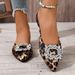 Women's Pointed Toe Flat Shoes - Soft Sole Leopard Print Slip-On Loafers For Spring/Autumn, Comfortable & Stylish (Sizes 35-43)_vogvips.com