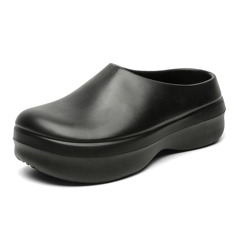 Hotel Chef Slippers Four Season New Non-slip Waterproof Oil-proof Soft-sole Kitchen Work Shoes Men's Outdoor Casual_vogvips.com