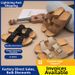 Lulangsen Women's Summer Sandals Square Buckle Casual Comfortable Non Slip Straps Versatile Style_vogvips.com