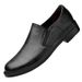 Embossed Crocodile Pattern Men's Shoes Casual Leather Shoes Men's Style Barber Loafers_vogvips.com