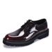 ShoeVault New Business Formal British Style Lace-up Round Toe Thick Sole Patent Leather Men's Derby Shoes_vogvips.com