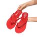 Plus Size 2025 Summer New Beach Flat Sandals Women's Toe Post Flip-Flops_vogvips.com