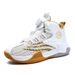 Summer Flyknit Mesh Breathable Rotating Basketball Children's Sports Shoes_vogvips.com