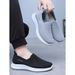 Euro Step Men's 2025 New Summer Breathable Casual Sports Old Beijing Cloth Thin Mesh Soft Sole Non-Slip Dad Shoes_vogvips.com