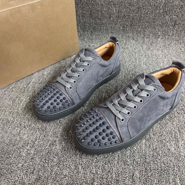 Electric Embroidery Velvet Flat Men's Casual Sports Single Shoes Rivet Cross-Border Hot Sale Wholesale In Stock_vogvips.com