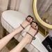 Directly Supplied By The Manufacturer: High-heeled Shoes With Wine Glass Heels, Colorful Rhinestones, Fashionable_vogvips.com