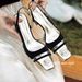 Sheepskin Version ~ Small Fragrance Style Chunky Heel Sandals For Women 2024 Spring Summer New Camellia Embroidered_vogvips.com