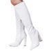 Plus Size Knee-High Leather Boots For Women – Sexy & Stylish High Boots With Stone Embellishments_vogvips.com