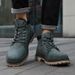 Handmade Men Boots Ankle Winter Leather Shoes Autumn Outdoor Hiking Boots Sneakers Hombres Botas High Top Footwear Anti_vogvips.com