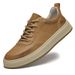 Leather Men's Shoes Big Head Leather Shoes Platform Non-slip Casual Board Shoes Men's Shoes_vogvips.com