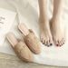 Women's Suede Mules, 2026 Summer New Style, Slip-On Flat Mules For Outdoor Wear, Plus Size_vogvips.com