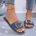 Foreign Trade Plus-size , Cross-border In-stock New Summer Outdoor Flip-flops For Women, Casual Flat-soled Niche_vogvips.com