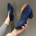 Elegant Pointed Toe Chunky Heel Short Boots plus Size Sexy Martin Cowboy Boots European American Style for Women_vogvips.com