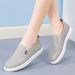 New Versatile Flat-bottomed Feet White Shoes Loafers Board Shoes Women's Versatile Casual Shoes_vogvips.com