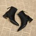 Genuine Leather Pointed Toe Short For Women 2025 New Spring And Single Thick Medium Slim Autumn Winter High Heel Bare_vogvips.com