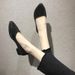 Sprig Ad Autum Black Professioal Sigle Low Leather Shoes Wome's Middle Work Dress Short Heel Flight Attedat_vogvips.com