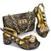 Women's Shoes Hot Selling Shoe And Bag Set Combination, Fish Mouth Sandals, Clutch Bag (soft) Italian Style_vogvips.com