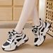 New Sports Casual Shoes Trend Thick Soled Lightweight Women's Shoes Dad Student Soft Soled Live Broadcast Model_vogvips.com
