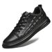 Embossed Crocodile Pattern Men's Shoes Men's White Board Shoes Men's Casual Leather Shoes_vogvips.com