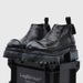 Thick-soled Heightening Derby Shoes Retro Punk Ruffian Handsome Locomotive Leather Shoes Short Boots_vogvips.com