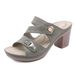 2025 New Women's Sandals Metal Buckle Stitching Thick High Heel Large Size Comfortable Slippers_vogvips.com