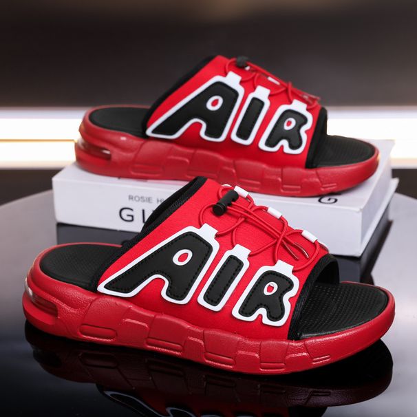 Men's Slippers Trendy Brand Summer High-End Non-Slip Comfortable Outdoor Sports Thick-Soled Height-Increasing Beach_vogvips.com