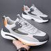Men's Breathable Mesh Casual Sneakers For Summer - Lightweight, Anti-Odor, Soft Sole, Round Toe, Low-Top, Perfect For Running And Daily Wear_vogvips.com