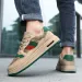 Men's Khaki Platform Lace Up Casual Couple Style Retro Versatile Street Trend Shoes Ultra Light Slim Leather Rubber Sole_vogvips.com