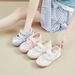 Velcro Big Head White Shoes Female Student Breathable Heightening Shoes Casual Shoes_vogvips.com