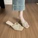 1296-2 French Style Square Woven Cross Strap High Slippers For Women, Elegant Thin Heel Open Toe Sexy Women's Shoes_vogvips.com