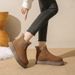 New Leather Spring Men's Shoes High-top Men's Heightening Tooling Martin Boots_vogvips.com