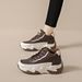 Autumn Women's High Top Children's Korean Version Versatile Thick Sole Height Increasing Sports And Leisure Dad_vogvips.com