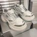 SMFK Dad Women's Trendy Brand RIPPLE Ripple Cross Thick Soled Height Boosting Shoes, New Casual Running Shoes_vogvips.com
