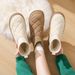 velvet High-top Boots Women's Non-slip Versatile Student Tide Thermal Socks Boots Cotton Shoes_vogvips.com