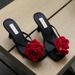Bohemian Holiday Style Butterfly Orchid Shoe Buckle Sweet Temperament Shoe Flower Travel Photo Hole Shoes Sandals Accessories For Women_vogvips.com