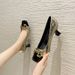 8375-2 Korean Style One-piece Drop-shipping Chunky Heel Square Toe High-heeled 2026 Winter New Shallow Fashion Women's_vogvips.com