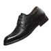 British Style Soft Business Casual Leather Wedding Formal Youth Shoes Men's Pointed Toe Hair Stylist_vogvips.com