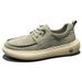 Spring Summer Men's Ice Silk Cloth 2025 New Casual Shoes Men Soft Breathable Lightweight Thick Sole Trendy Sneakers_vogvips.com