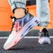 New Double Air Cushioned Casual Sports Running Junior High School Booster Daddy Hipster Shoes_vogvips.com