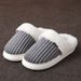 2025 New White Fur Cotton Warm Indoor Silent Soft Sole Winter Furry Slippers For Women_vogvips.com