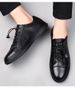 Men's Sports Shoes Irst Layer Cowhide Sot Leather Outdoor Low-top Black Board Shoes Breathable Men's Shoes_vogvips.com